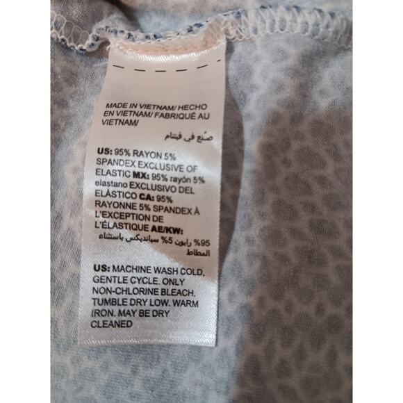 CHICO'S 3 Soft‎ Stretchy Top Shirt Blouse XL Short Sleeves Kimono Smocked V-Neck - Picture 8 of 9